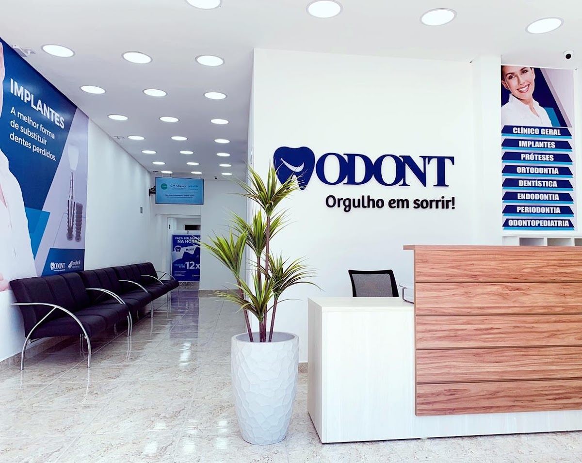 Recepção da ODONT Odontologia Especializada, unidade Parque Edu Chaves